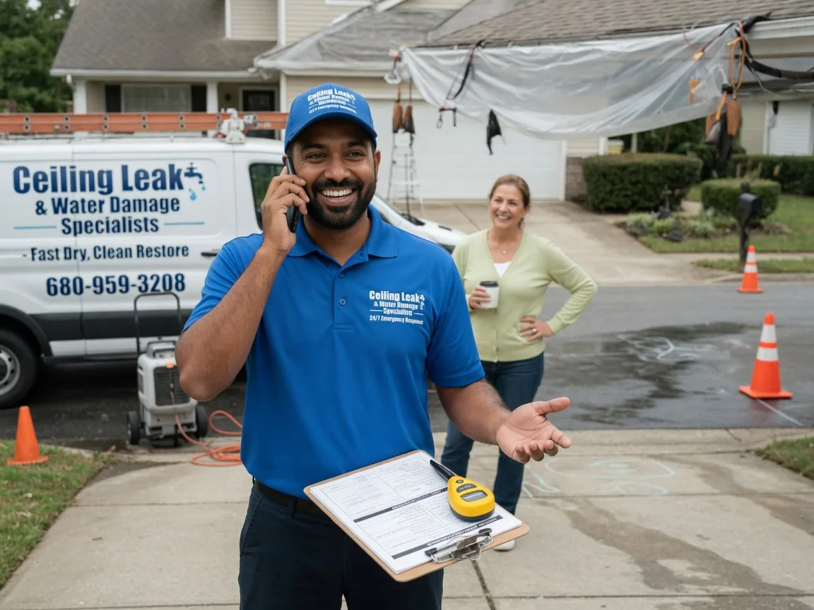 Ceiling Leak Cleanup Gervais, OR FAQs